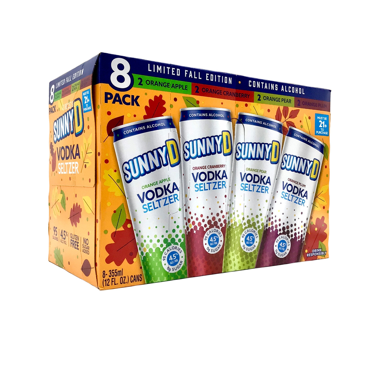 BUY SUNNY D VODKA SELTZER FALL VARIETY EACH | Fridley Liquor
