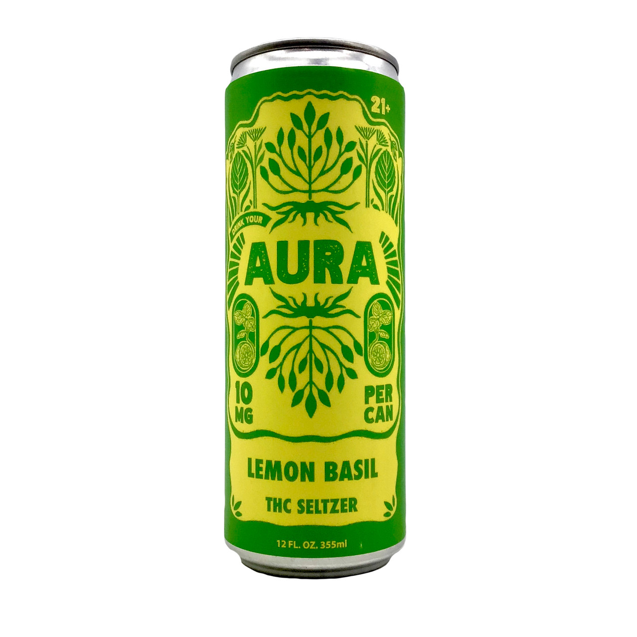 BUY THC AURA LEMON BASIL SELTZER EACH | Fridley Liquor