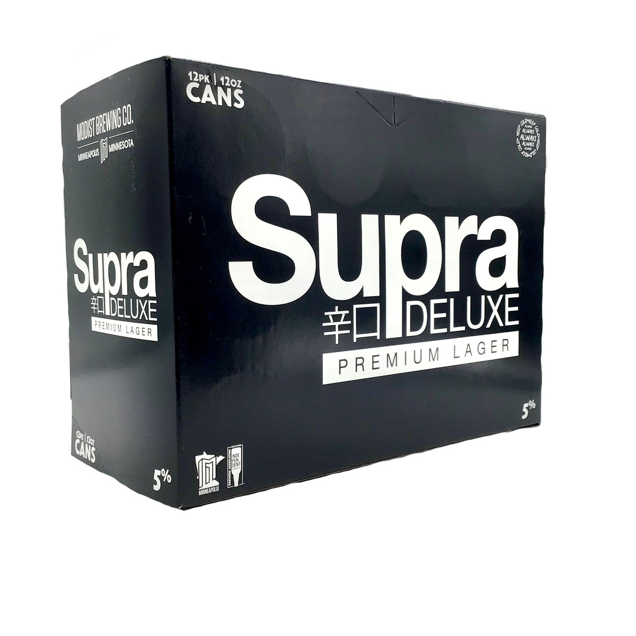 BUY MODIST BREWING SUPRA DELUXE PREMIUM LAGER EACH | Fridley Liquor