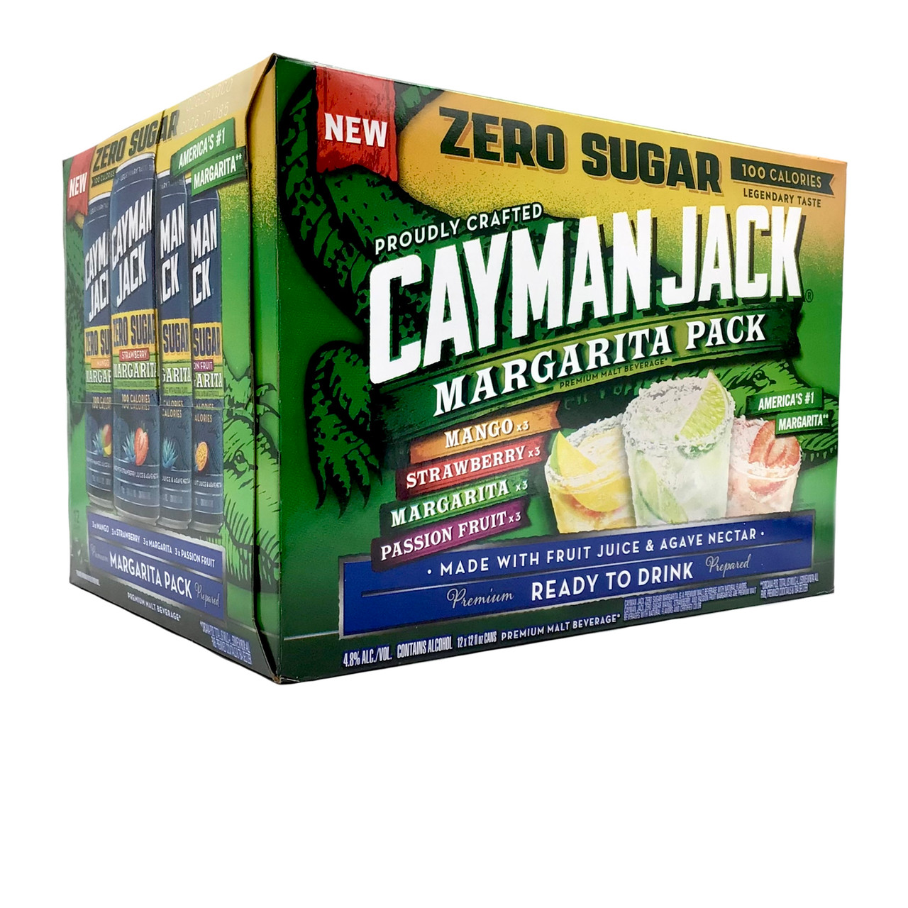 BUY CAYMAN JACK ZERO SUGAR MARGARITA VARIETY MANGO
