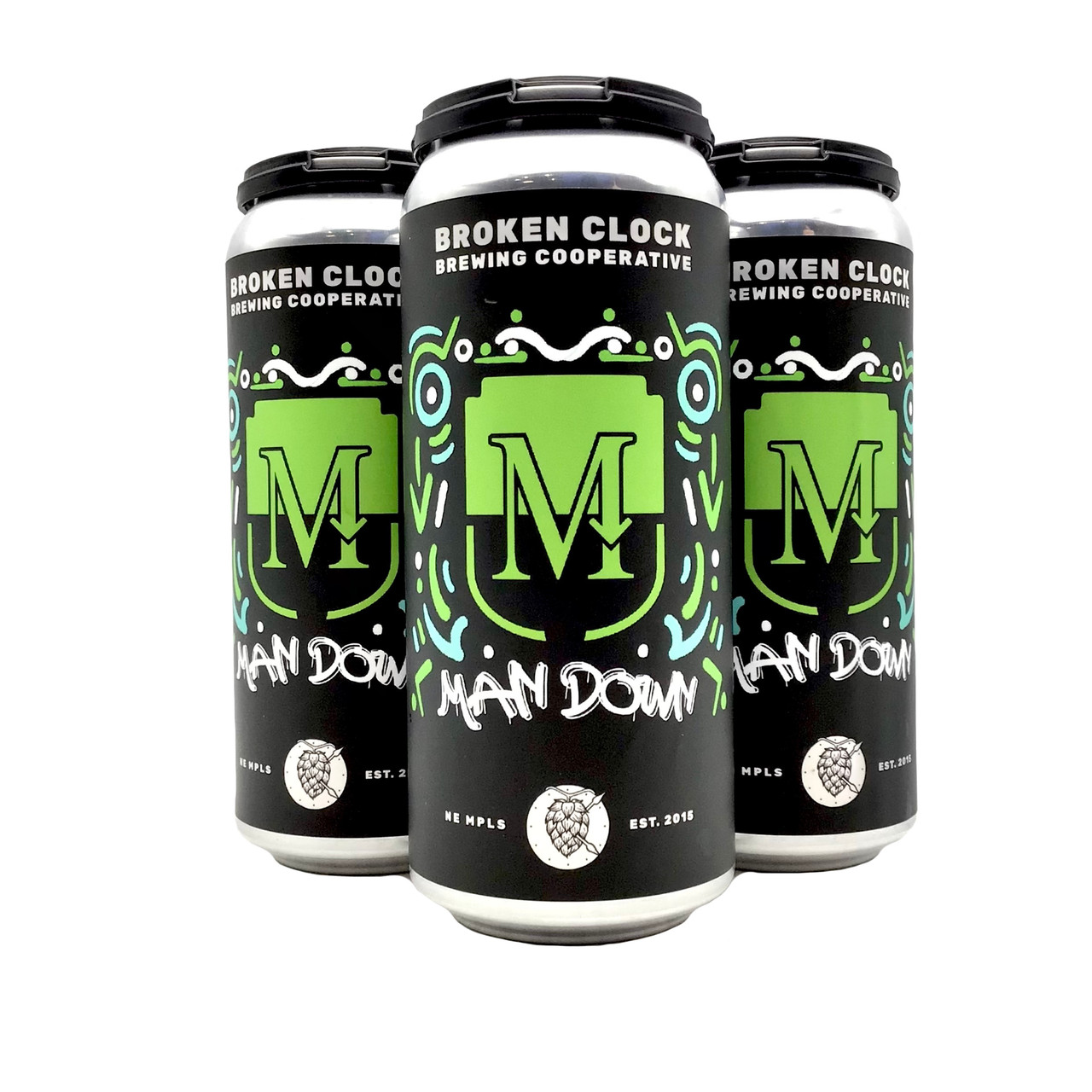 BUY BROKEN CLOCK MAN DOWN NEW ZEALAND COLD IPA EACH | Fridley Liquor