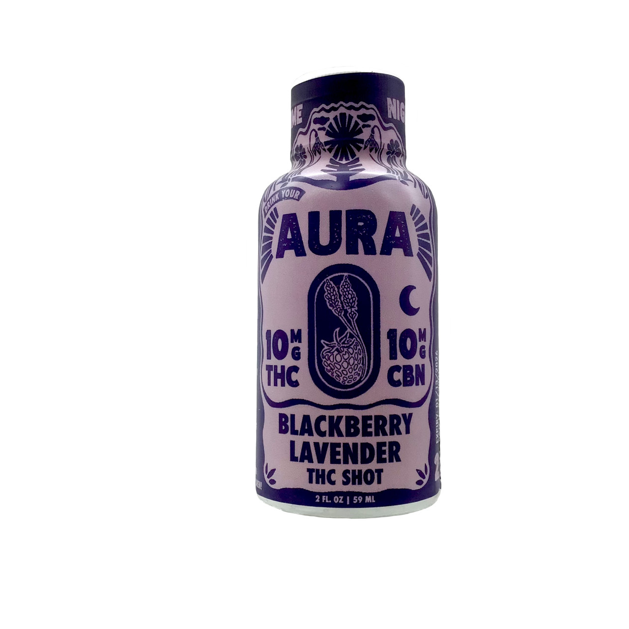 BUY THC AURA BLACKBERRY LAVENDER SHOT EACH | Fridley Liquor