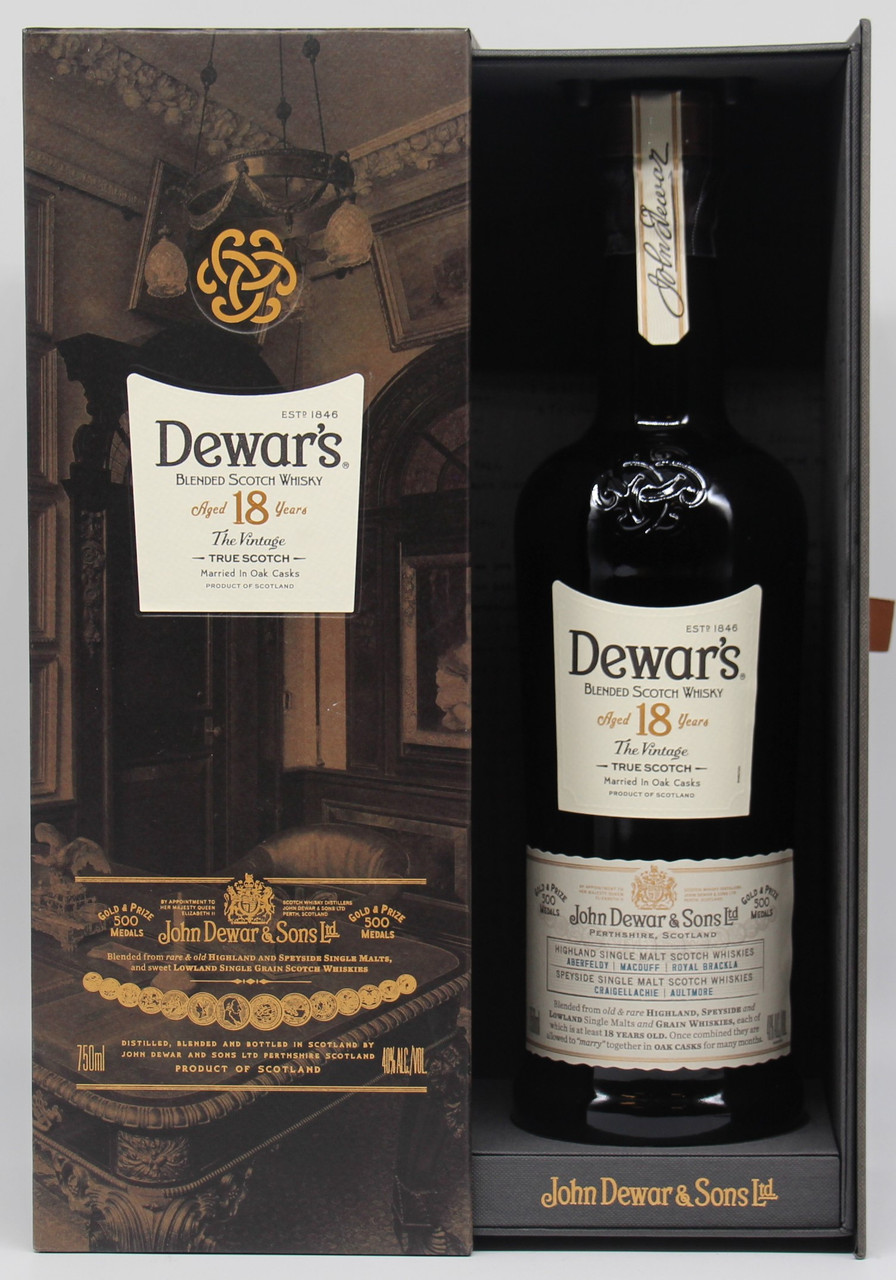 BUY DEWARS 18 YEAR THE VINTAGE EACH | Fridley Liquor