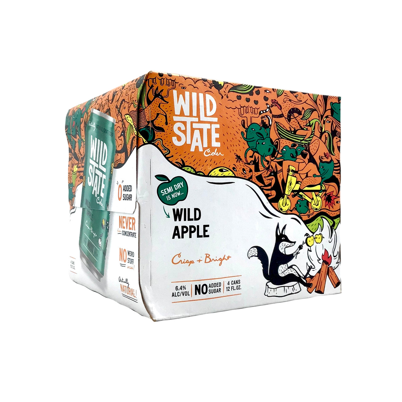 BUY WILD STATE WILD APPLE CRISP & BRIGHT EACH | Fridley Liquor