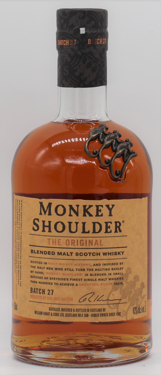 Monkey Shoulder Blended Malt Scotch Whisky - 750ML