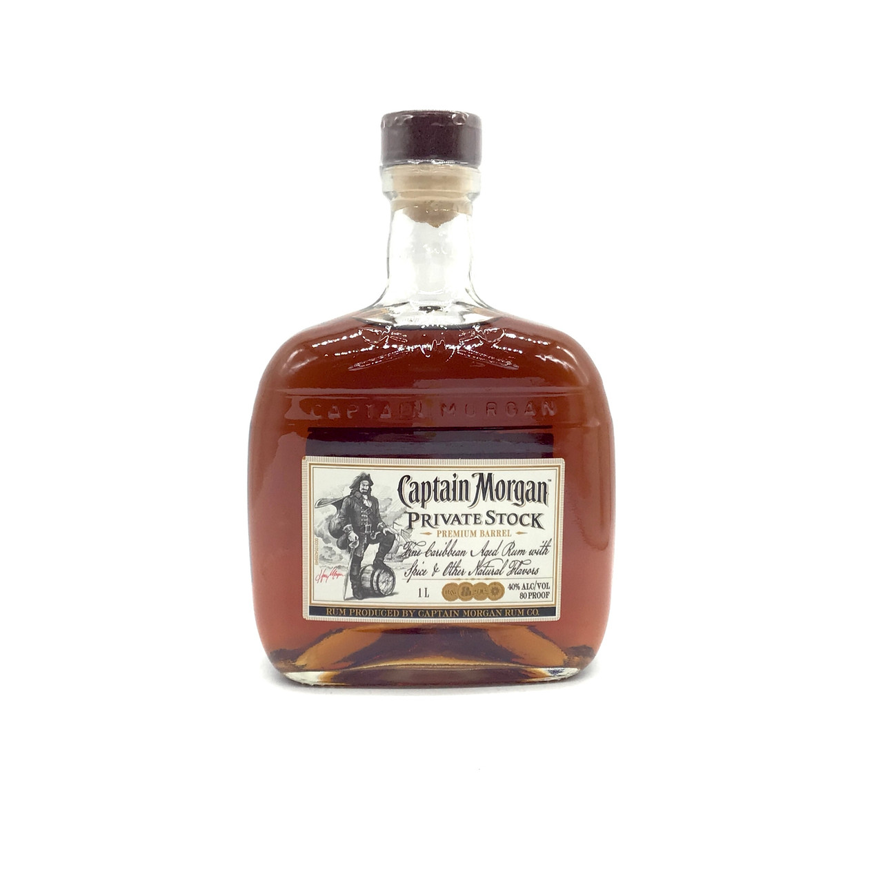 旧ボトル Captain Morgan Private Stock 1Lラム酒 Captain Morgan Private Stock Rum 1L | Lisa's Liquor Barn