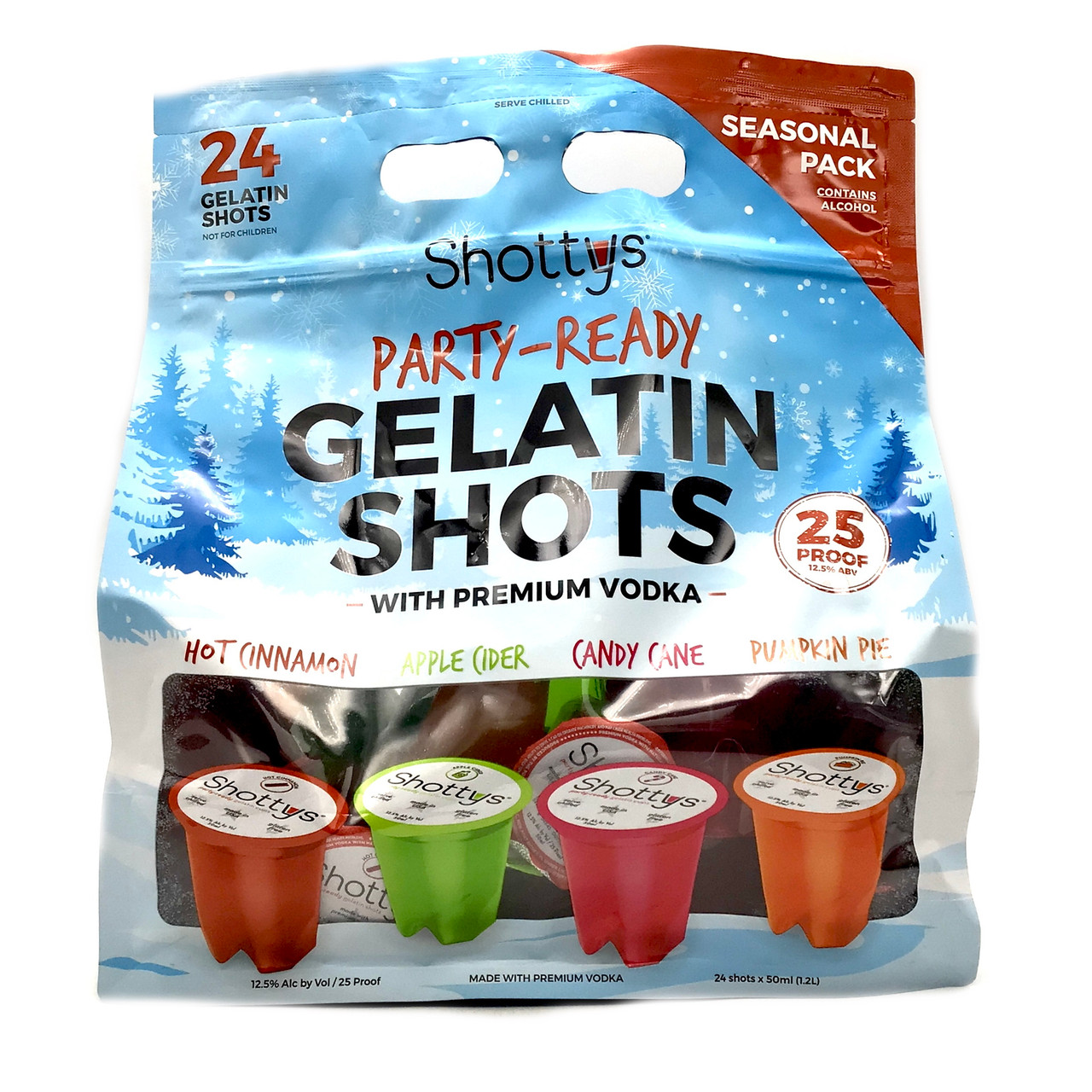 BUY SHOTTY'S GELATIN SHOTS 24 COUNT COOLER PACK SEASONAL EACH Fridley