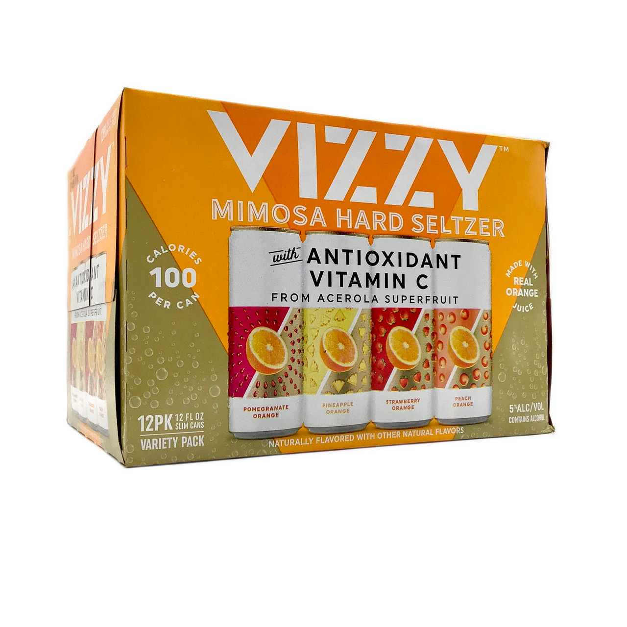 BUY VIZZY MIMOSA VARIETY POMEGRANATE PINEAPPLE STRAWBERRY PEACH