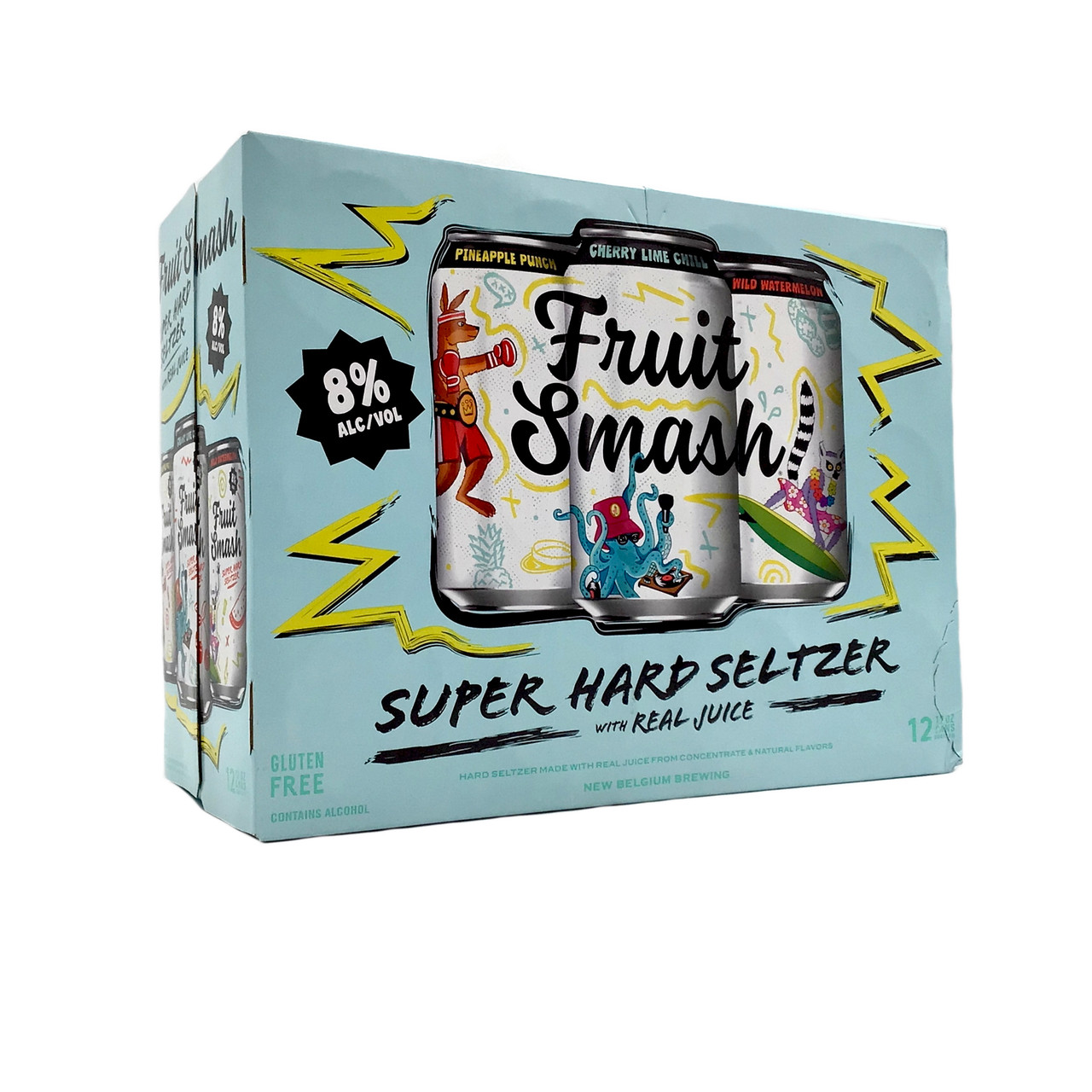 BUY NEW BELGIUM SUPER FRUIT SMASH HARD SELTZER WITH JUICE EACH