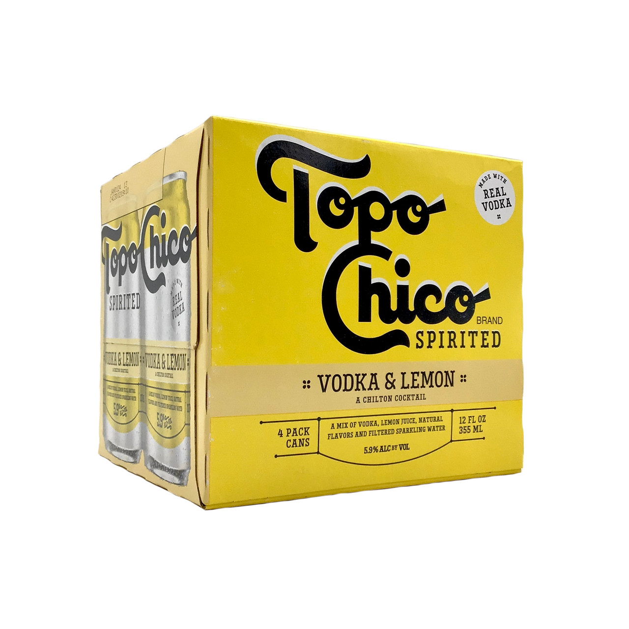 BUY TOPO CHICO SPIRITED VODKA & LEMON EACH Fridley Liquor