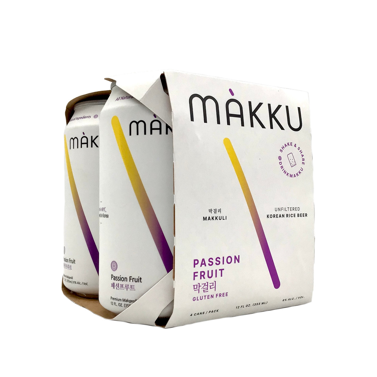 BUY MAKKU PASSION FRUIT KOREAN RICE BEER EACH Fridley Liquor