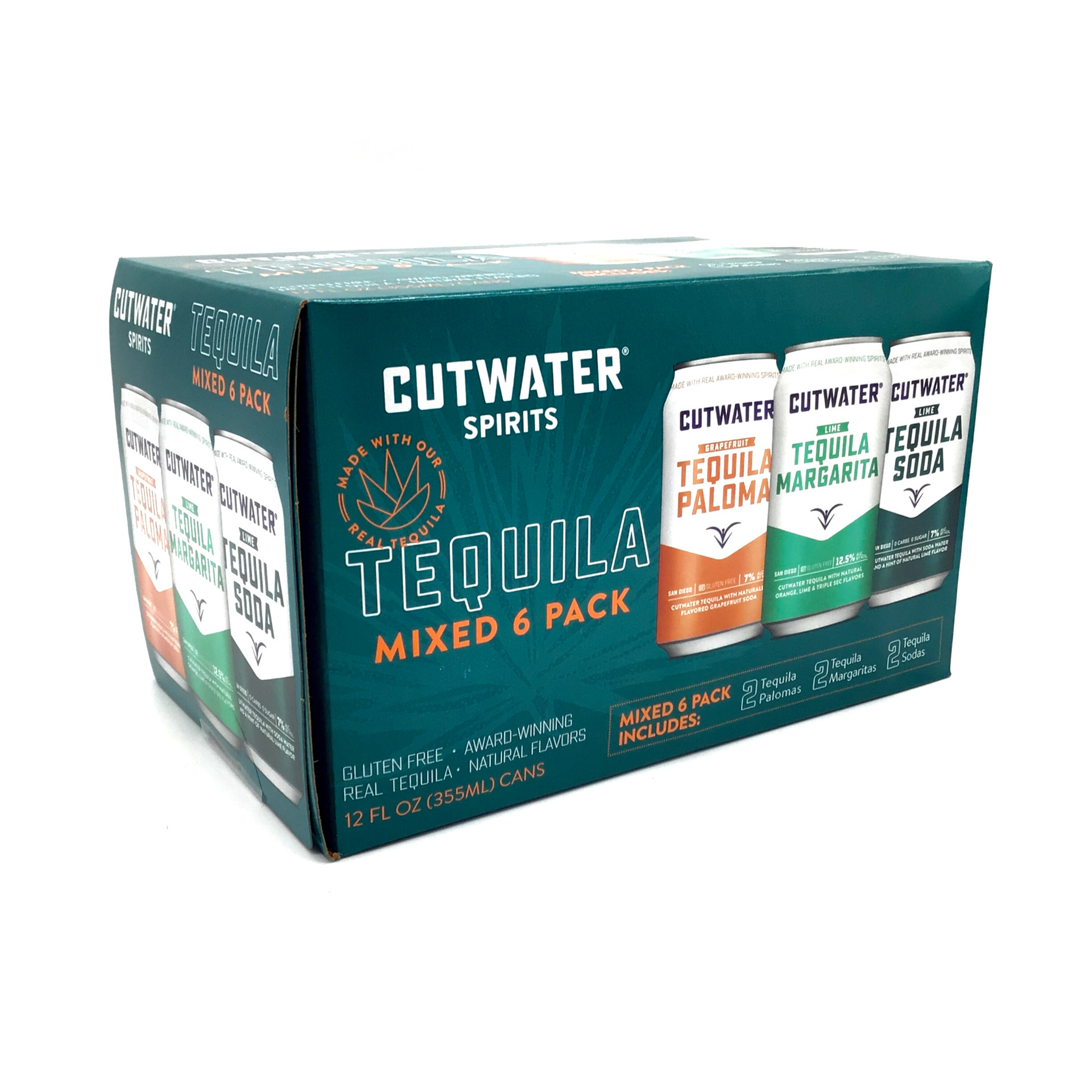 BUY CUTWATER TEQUILA VARIETY PALOMA MARGARITA SODA EACH Fridley Liquor