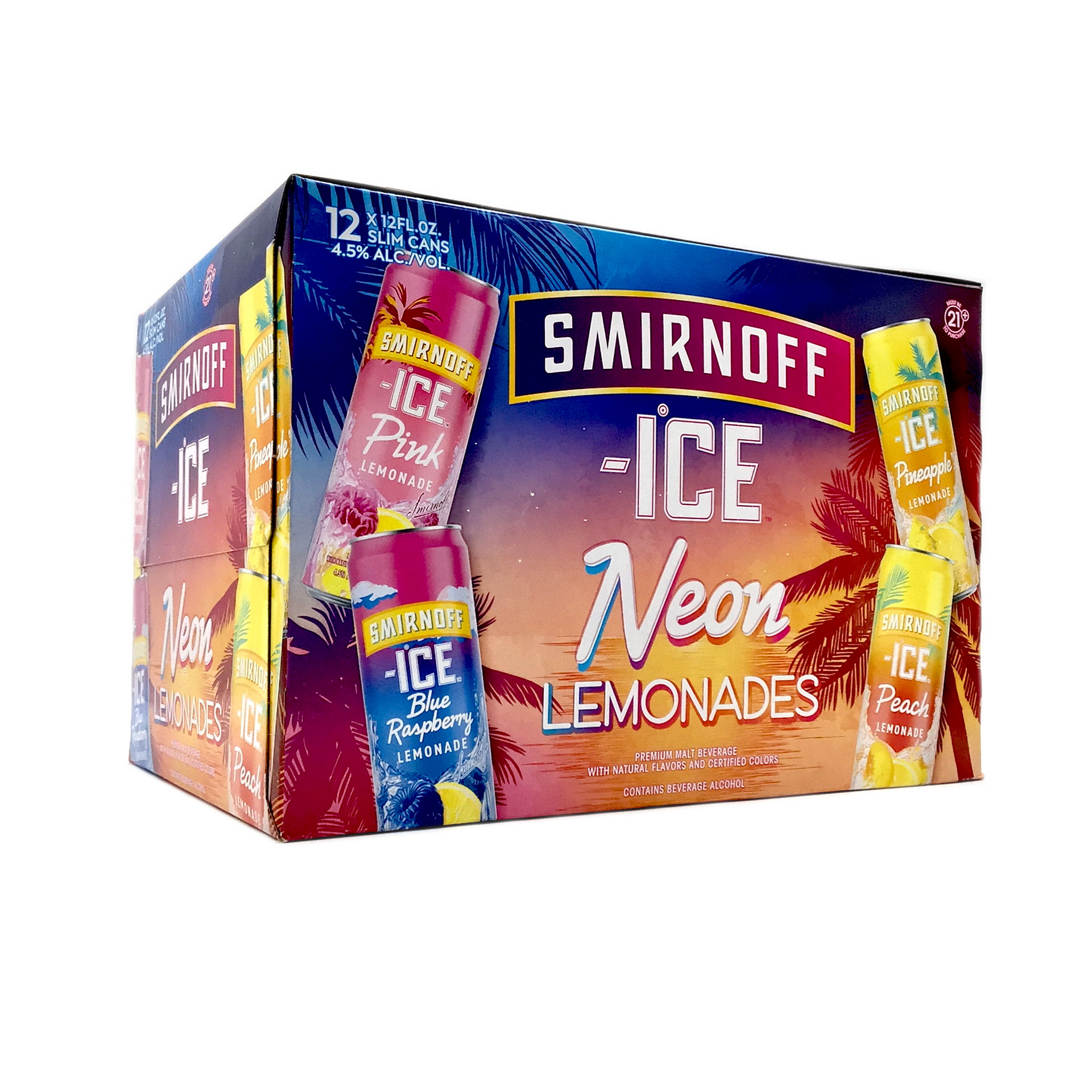 Buy Smirnoff Ice Neon Lemonade Each Fridley Liquor 1168