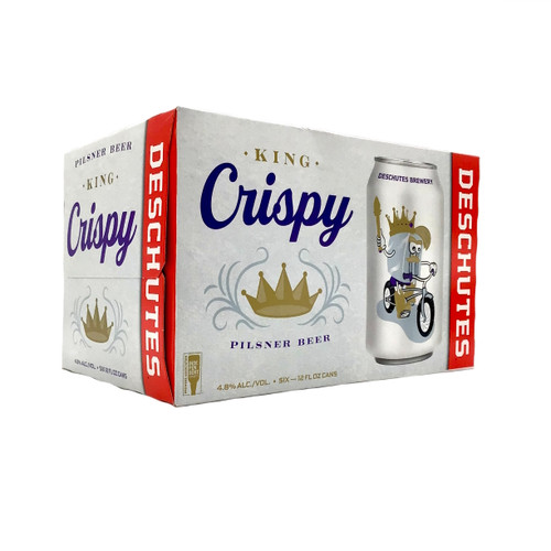 DESCHUTES KING CRISPY PILSNER 6pk 12oz. Cans