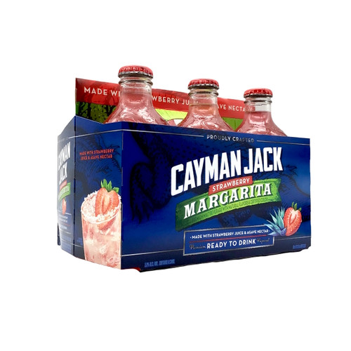 CAYMAN JACK STRAWBERRY MARGARITA 6pk 12oz. Bottles