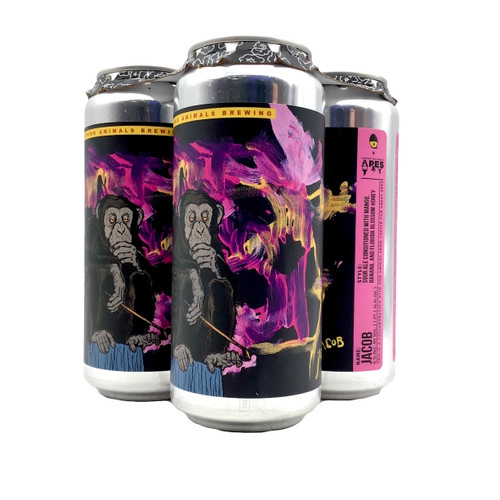 TRIPPING ANIMALS JACOB SOUR ALE WITH MANGO, BANANA, FLORIDA BLOSSOM HONEY 4pk 16oz. Cans