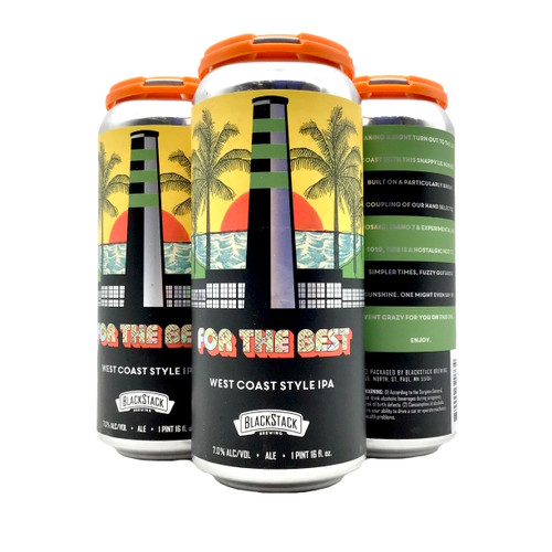 BLACK STACK FOR THE BEST WEST COAST STYLE IPA 4pk 16oz. Cans