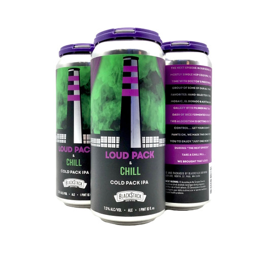 BLACK STACK LOUD PACK & CHILL 4pk 16oz. Cans
