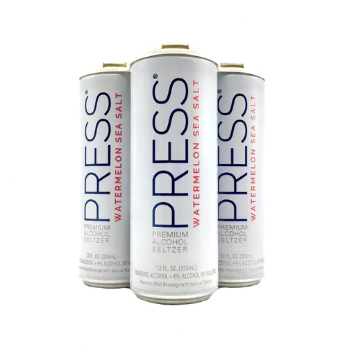 PRESS WATERMELON SEA SALT 4pk 12oz. Cans