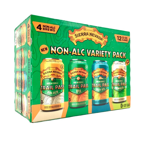 SIERRA NEVADA TRAIL PASS VARIETY NO ALCOHOL 12pk 12oz. Cans