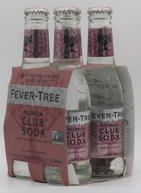 FEVER-TREE CLUB SODA 4pk 200ml Bottles