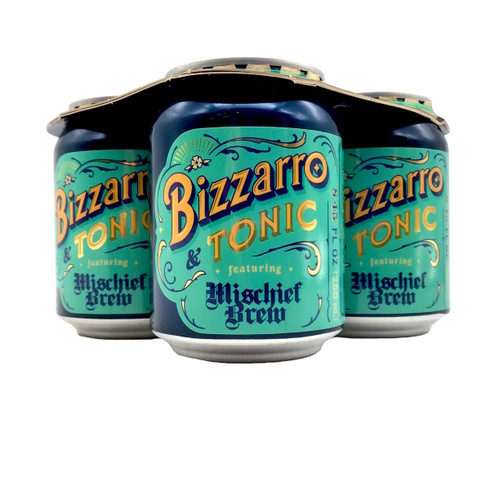 BIZZARRO & TONIC MISCHIEF BREW 4pk 8oz. Cans