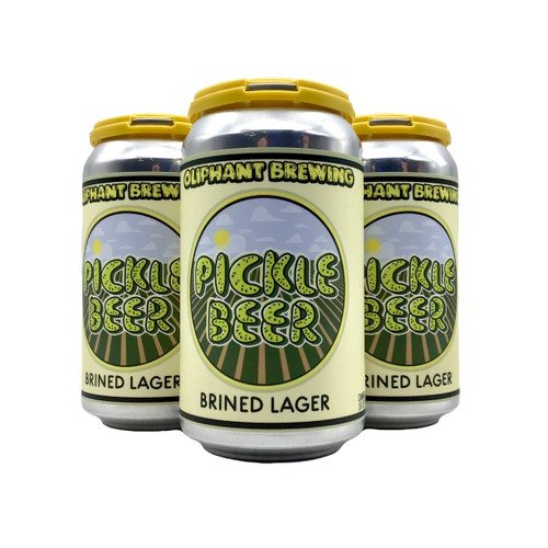 OLIPHANT PICKLE BEER BRINED LAGER 4pk 12oz. Cans