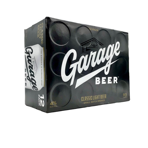 GARAGE BEER LIGHT BEER 12pk 12oz. Cans