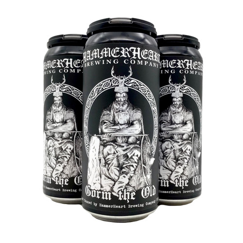 HAMMERHEART GORM THE OLD MESQUITE SMOKED OLD ALE 4pk 16oz. Cans