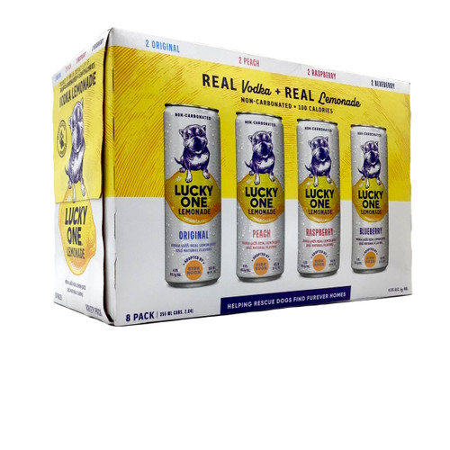 LUCKY ONE LEMONADE VARIETY PACK 8pk 12oz. Cans