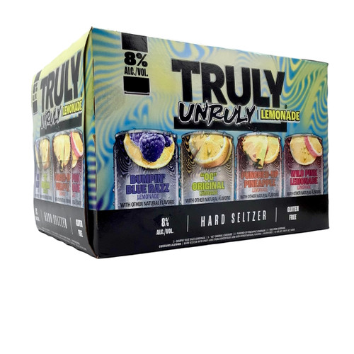 TRULY UNRULY LEMONADE 8% ALCOHOL 12pk 12oz. Cans