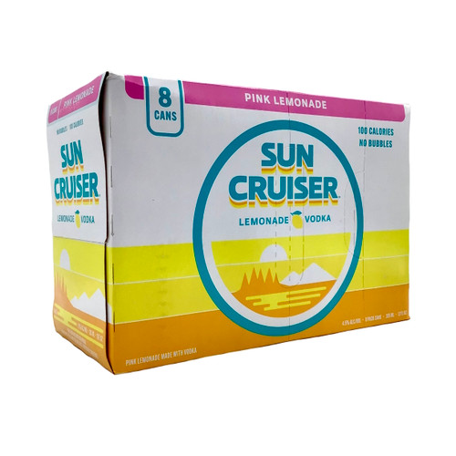 SUN CRUISER PINK LEMONADE 8pk 12oz. Cans