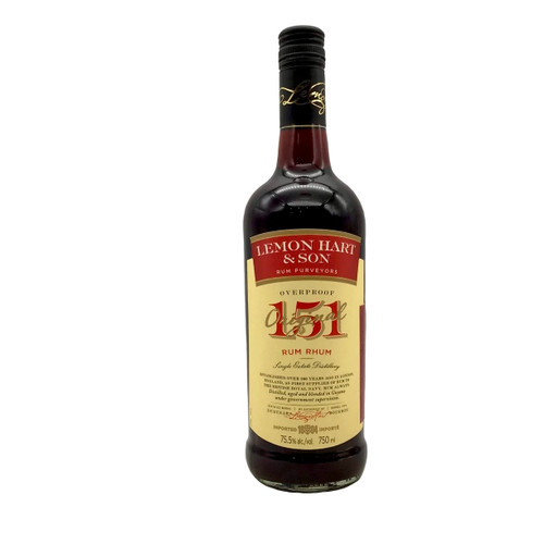 HART & SON 151 RUM OVERPROOF GUYANA 750ml