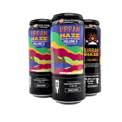 URBAN GROWLER URBAN HAZE #6 4pk 16oz. Cans