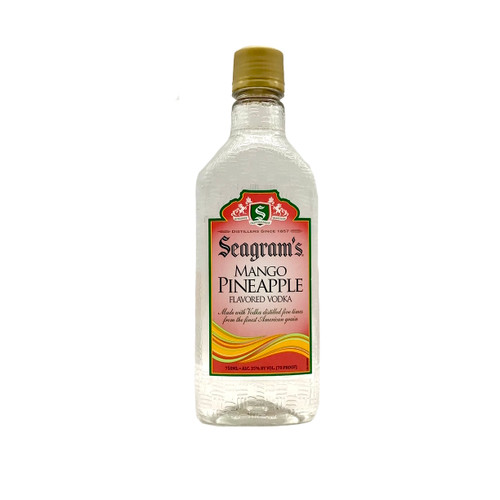SEAGRAMS MANGO PINEAPPLE VODKA 750ml plastic