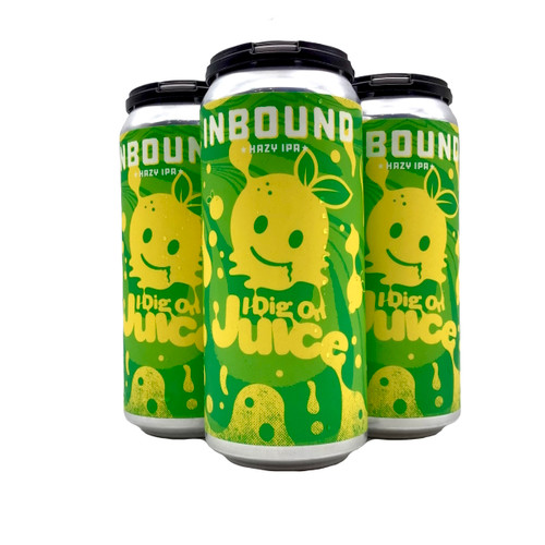 INBOUND I DIG ON JUICE HAZY IPA 4pk 16oz. Cans
