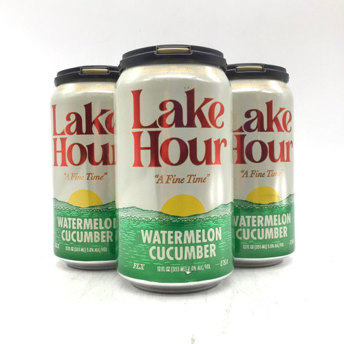 LAKE HOUR WATERMELON CUCUMBER 4pk 12oz. Cans