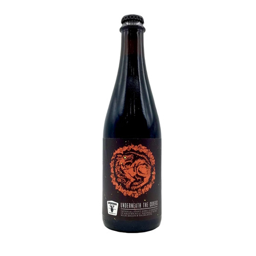 DREKKER UNDERNEATH THE COVERS IMPERIAL STOUT AGED 15 MONTHS IN HEAVEN HILL BARRELS WITH MILK SUGAR & HAZELNUTS 500ml