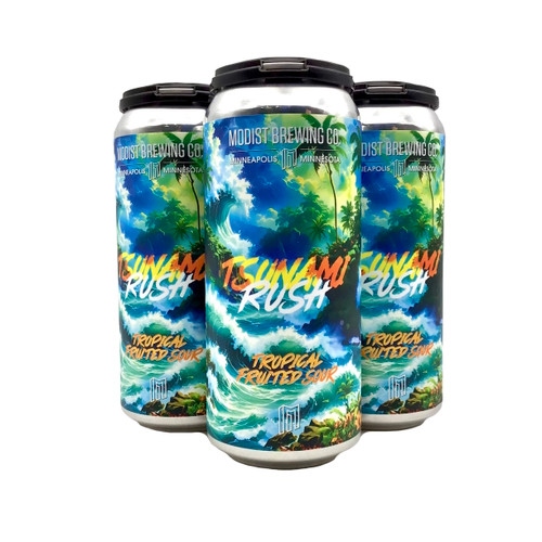 MODIST TSUNAMI RUSH TROPICAL FRUITED SOUR 4pk 16oz. Cans