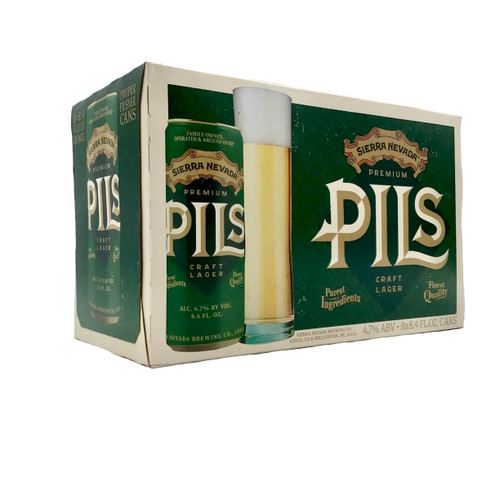 SIERRA NEVADA PREMIUM PILSNER 6pk 8oz. Cans