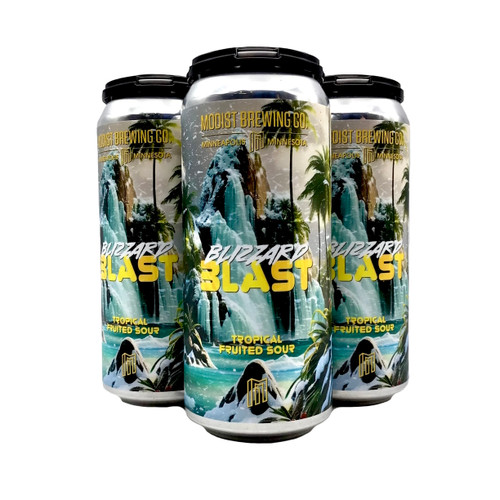 MODIST BLIZZARD BLAST TROPICAL FRUITED SOUR 4pk 16oz. Cans