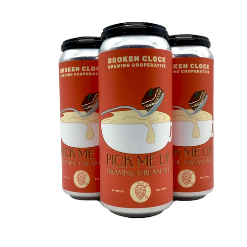 BROKEN CLOCK PICK ME UP TIRAMISU CREAM ALE 4pk 16oz. Cans