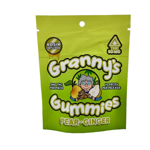 THC GRANNY'S GUMMIES PEAR GINGER 5MG THC
