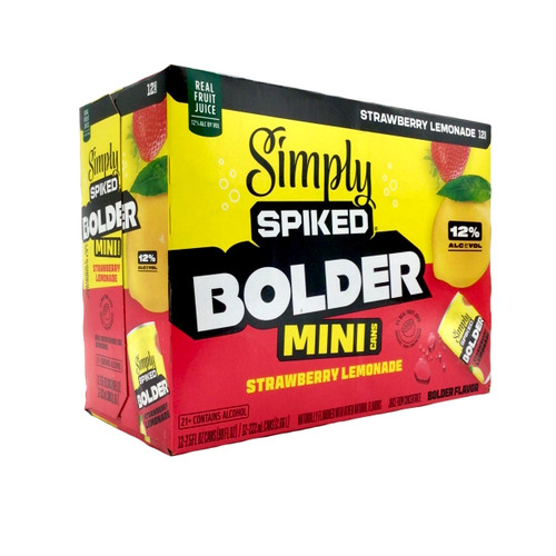 SIMPLY SPIKED BOLDER VARIETY MINI CANS 12pk 8oz. Cans