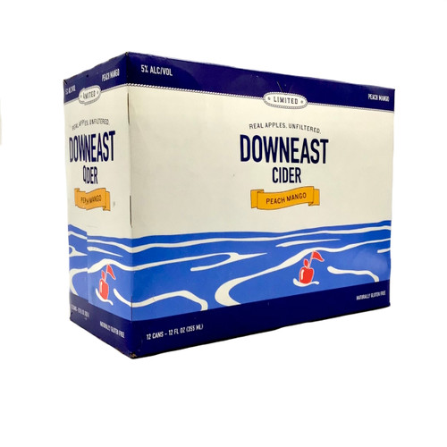 DOWNEAST PEACH MANGO 12pk 12oz. Cans