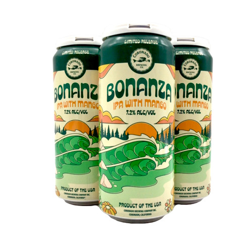 CORONADO BONANZA IPA WITH MANGO 4pk 16oz. Cans