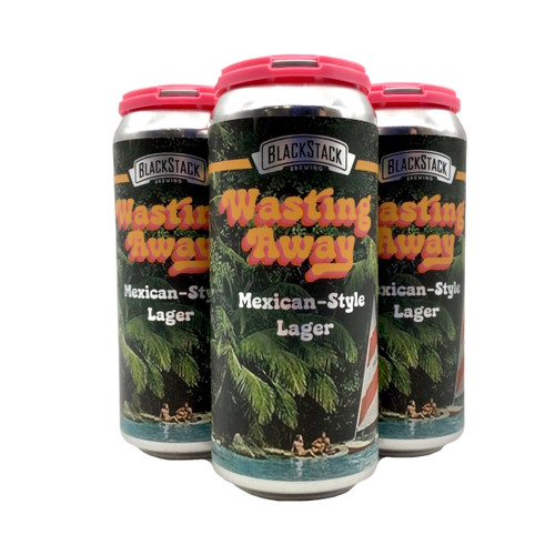BLACK STACK WASTING AWAY MEXICAN-STYLE LAGER 4pk 16oz. Cans