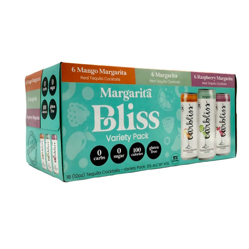 CARBLISS MARGARITA VAREITY 18pk 12oz. Cans