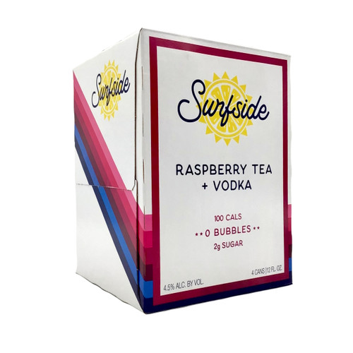SURFSIDE RASPBERRY TEA 4pk 12oz. Cans