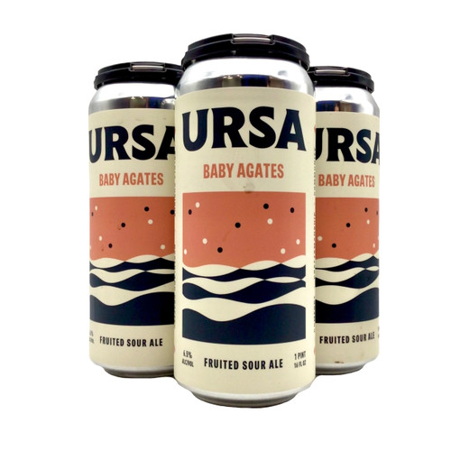 URSA MINOR BABY AGATES FRUITED SOUR ALE 4pk 16oz. Cans